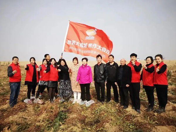 11月12日，眾人翹首以盼的太極莊山藥采挖活動在太極莊公司的溫縣·富硒鐵棍山藥標(biāo)準(zhǔn)化種植基地拉開帷幕